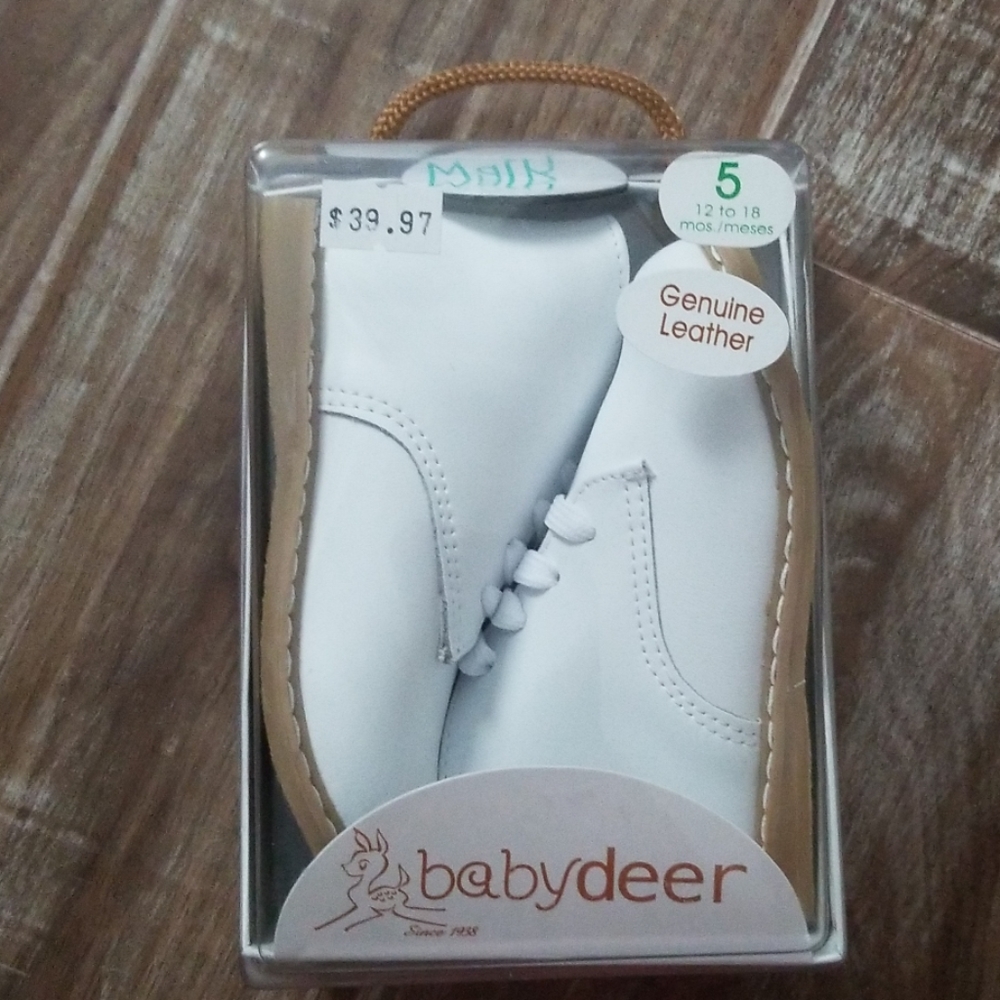 Baby Deer Walking Shoes Size 5